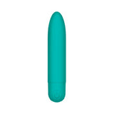 Me You Us Signature The Classic Bullet Teal compact vibrator with a vivid teal finish for targeted pleasure.