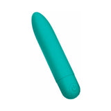 Me You Us Signature The Classic Bullet Teal compact vibrator with a vivid teal finish for targeted pleasure.