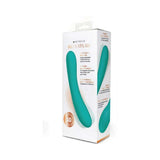 Me You Us Signature The Bendy Vibe Teal personal vibrator packaging showcasing its flexible and adjustable features.
