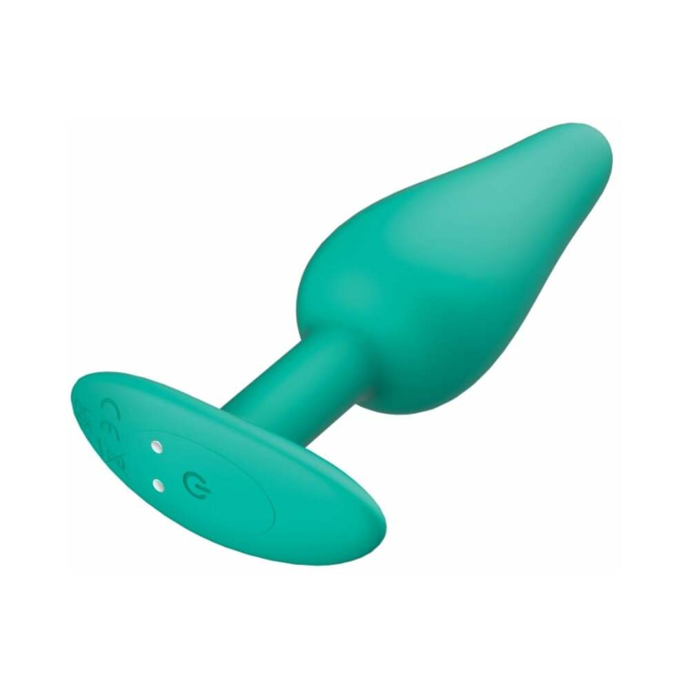 Me You Us Signature The Vibrating Plug Teal in sleek teal design for enhanced anal pleasure with vibrations.