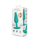 Me You Us Signature The Vibrating Plug Teal packaging showcasing features and design.