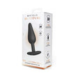 Me You Us Signature The Vibrating Plug Black packaging with details on adjustable vibration and design.