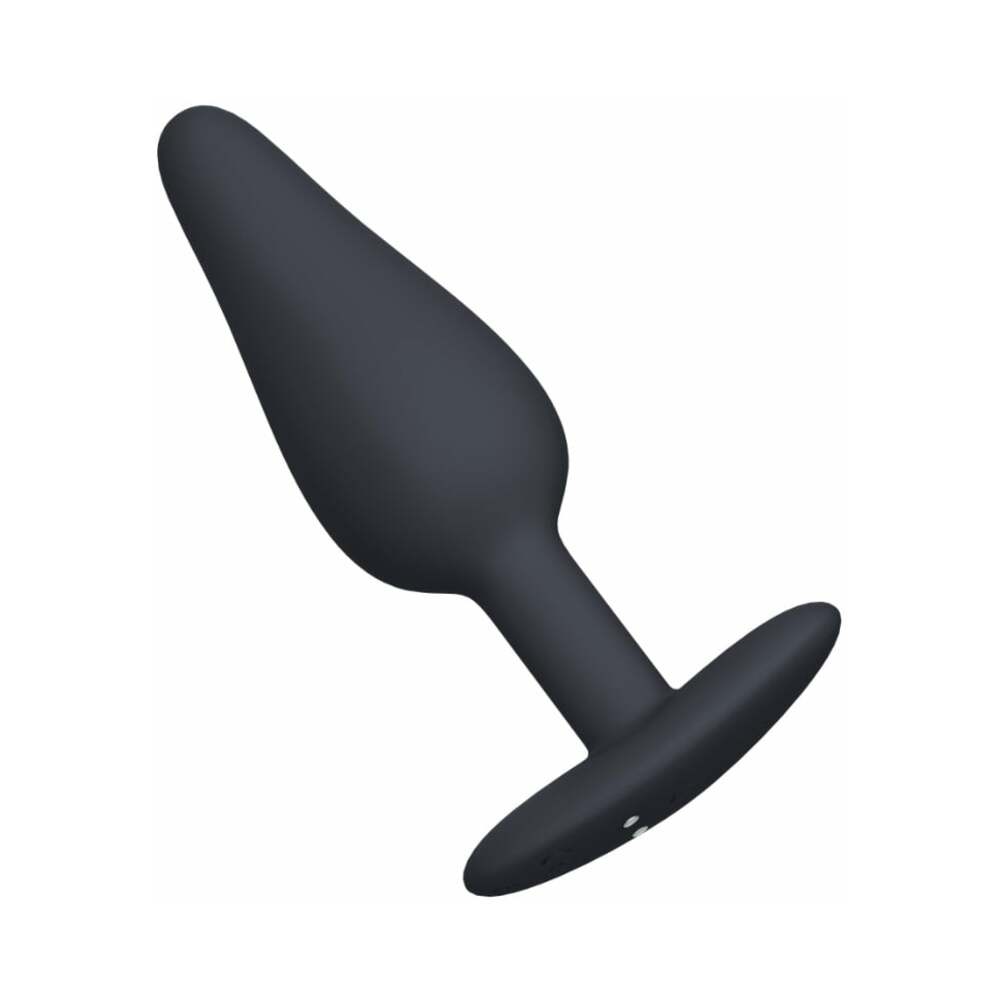 Me You Us Signature The Vibrating Plug Black, sleek black vibrating plug for enhanced stimulation and comfort.