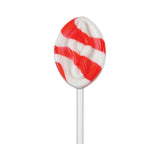 Horny Christmas X-mas Coochie Pop Novelty Lollipop with red and white stripes