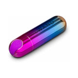 Le Wand Essentials Rechargeable Rainbow Bullet Vibrator in vibrant color gradient design.
