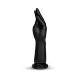 B-vibe Essentials Silicone Hand Fisting Dildo Black designed for full sensation and unique contour play.