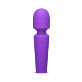 Together Glow On The Go Mini Wand Vibrator Purple in a sleek purple design for portable pleasure.