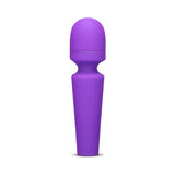 Together Glow On The Go Mini Wand Vibrator Purple, compact design ideal for travel and quick pleasure options.