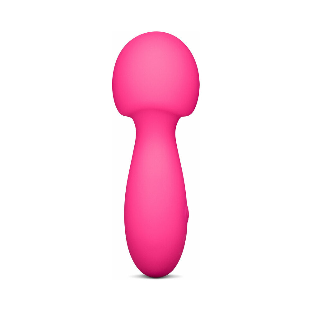 Together Spark On The Go Mini Wand Vibrator in a vibrant pink color, perfect for discreet pleasure on the go.