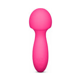 Together Spark On The Go Mini Wand Vibrator in vibrant pink, compact design for portable pleasure.