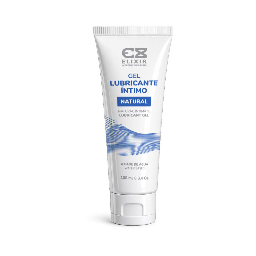 Elixir Natural Lubricant 3.4 Oz water-based intimate gel for smooth comfort and intimate connection.