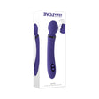 Evolved Shiver Silicone Rechargeable Vibrator Purple in packaging, showcasing dual ends for pleasure stimulation.