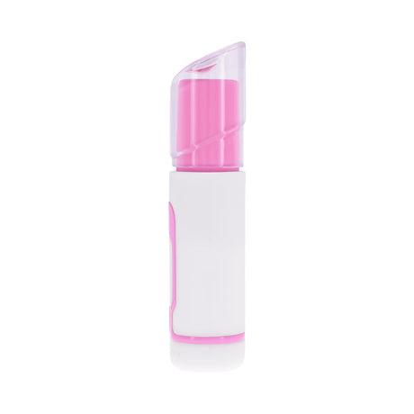 Evolved Pucker Up Air Tapping Lipstick Vibrator Pink Pearl in a sleek, lipstick-shaped design
