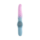Gender X Tentacle Thruster Vibrator Multicolor with pink and blue tentacle design and textured ribbing.