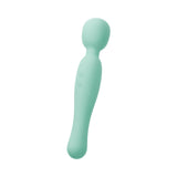 Blush Collection Amelia Massage Wand Seafoam in seafoam green, featuring double-ended design and 10 vibration modes.