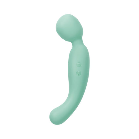 Blush Collection Amelia Massage Wand Seafoam shown in seafoam color, designed for G-spot and clitoral stimulation.