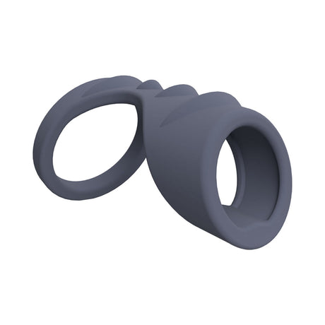 Screamin' Dragon Storm Dragon G-spot Texture Ring Blue showing textured ergonomic design for G-spot stimulation.