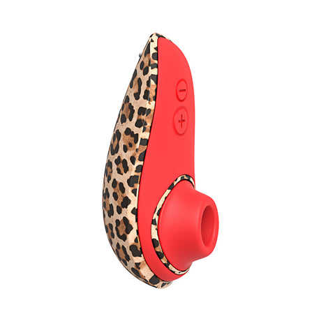 Womanizer Liberty 2 Leopard Air Pulse Clitoral Stimulator in sleek leopard print design.