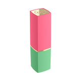 Womanizer Beauty Clitoral Stimulator Green Pink, portable lipstick-shaped toy for discreet pleasure on-the-go.
