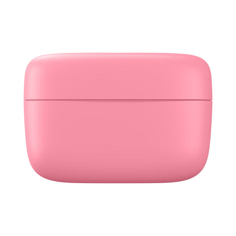 Womanizer Snap Clitoral Stimulator Crushed Berry charging case in a sleek pink design.