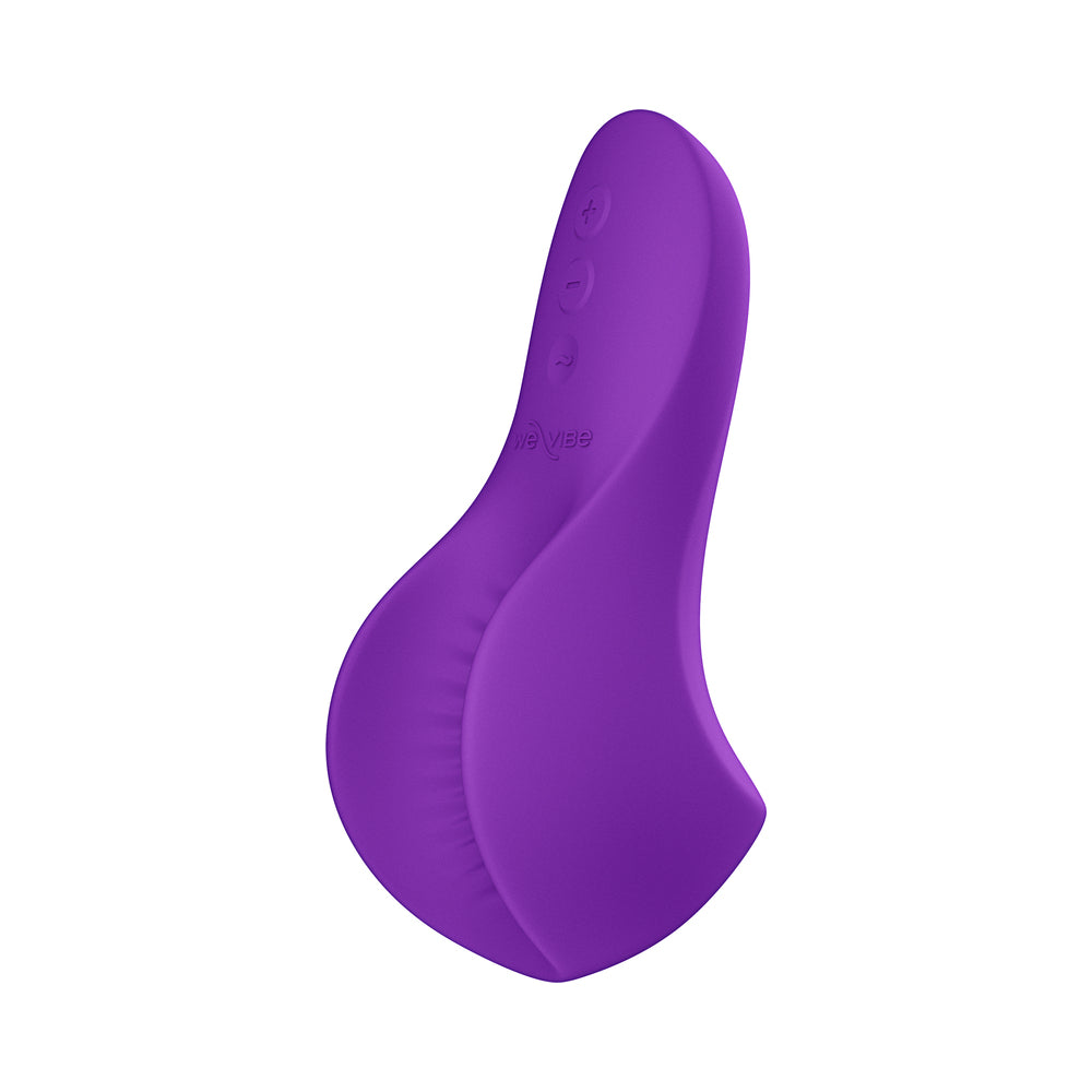 We-Vibe Shared Touch Couples Grinding Vibrator Purple with dual-sided design for connected pleasure.