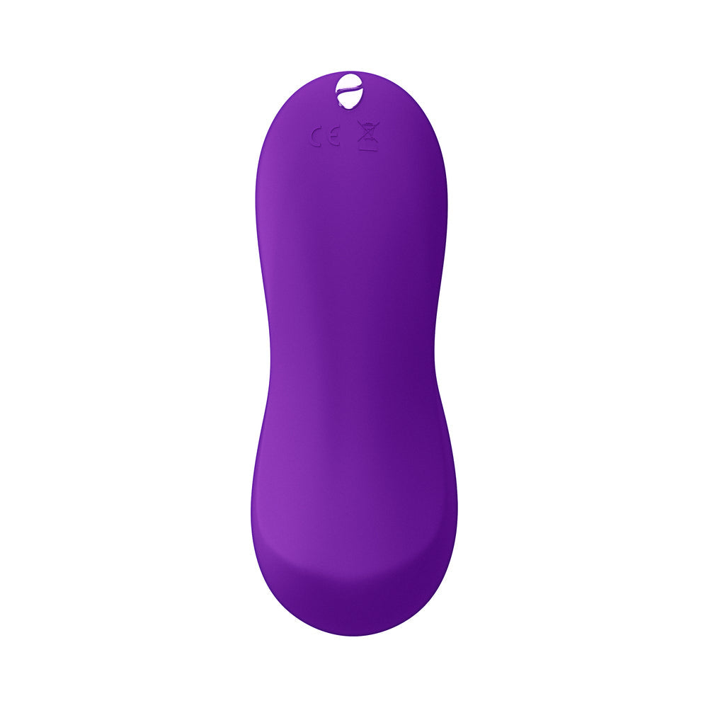 We-Vibe Shared Touch Couples Grinding Vibrator Purple, dual-sided for mutual stimulation and pleasure.