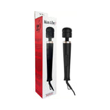 Adam & Eve Magic Massager Ultimate Plug-In Wand in packaging, showcasing powerful vibrations and sleek design.
