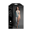 Fantasy Lingerie Crystal Club Asymmetrical Bodystocking packaging with bold design and model showcasing the piece.