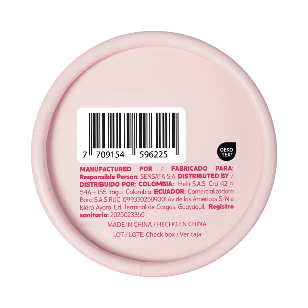 UVA Heavy Flow Period Panties Small package label with manufacturing and distribution information.