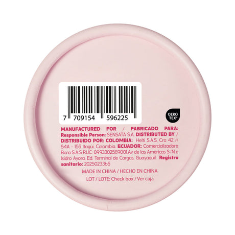 UVA Heavy Flow Period Panties Small package label with manufacturing and distribution information.