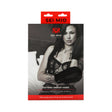 Sei Mio Getting Out Of Hand Bondage Mittens packaging featuring a model in lingerie holding mittens.