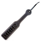 Sei Mio Double Trouble Shhh Oops Double-Sided Paddle, playful impact play toy with cheeky design.