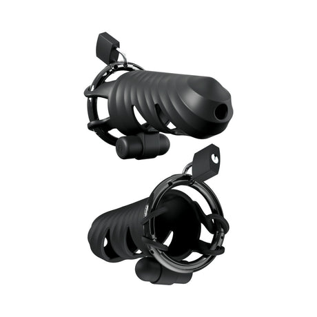Fantasy C-ringz ControlCore Remote Vibrating Cock Blocker for secure chastity and remote-controlled vibration.