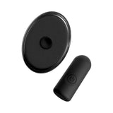 Fantasy C-ringz ControlCore Remote Vibrating Cock Blocker remote controller and vibration element in sleek black design.