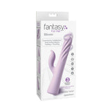 Fantasy For Her Fantasy Twist Rabbit Vibrator Purple packaging showcasing TwistMotion and dual-action features.
