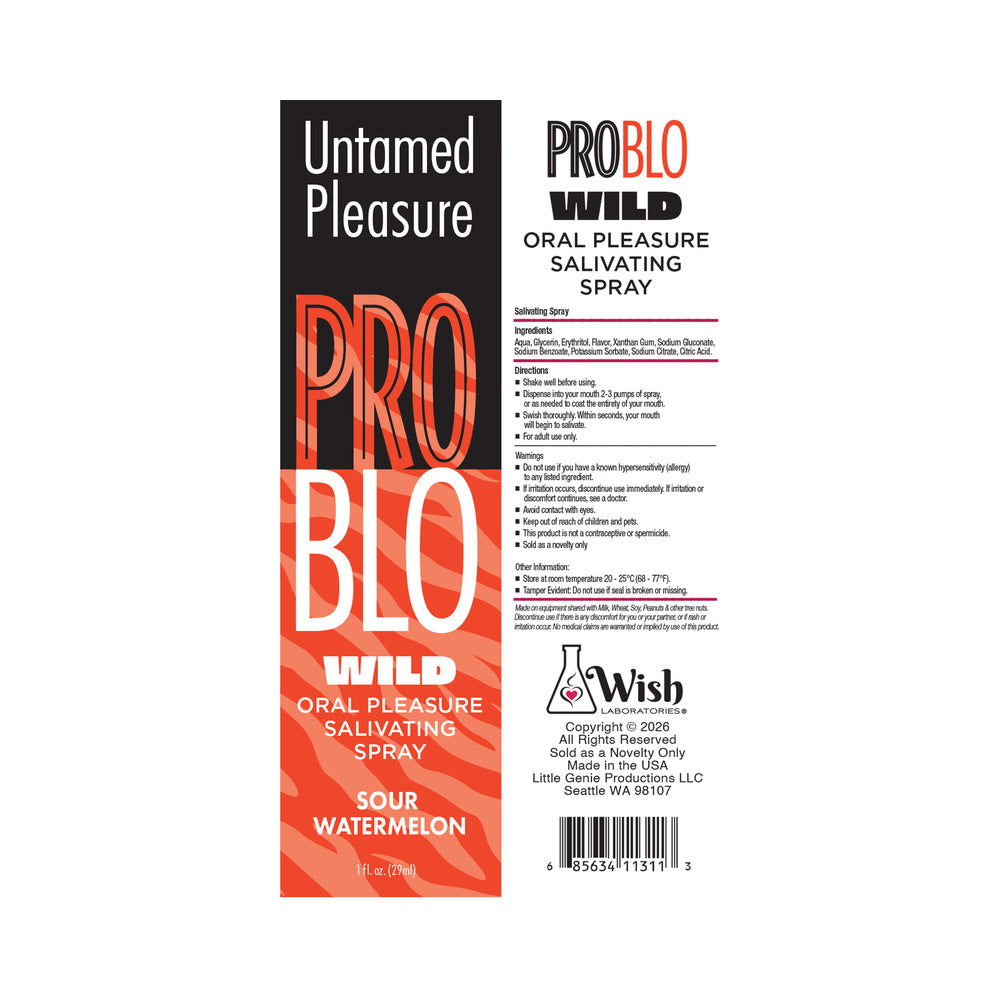 Problo Wild Salivating Spray Sour Watermelon 1 Oz - Image 2