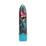 Into The C Mervibes 5 inch Vibrator Teal with playful mermaid design for intimate moments.