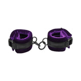Merci Velvet Wrist Cuffs Violet/Black - Image 2