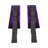 Merci Velvet Wrist Cuffs Violet/Black - Image 3