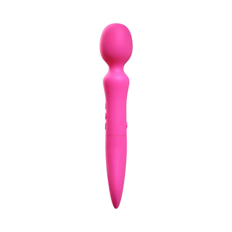 Femmefunn Solia Wand Vibrator Pink side view, designed for deep, indulgent pleasure and relaxation.