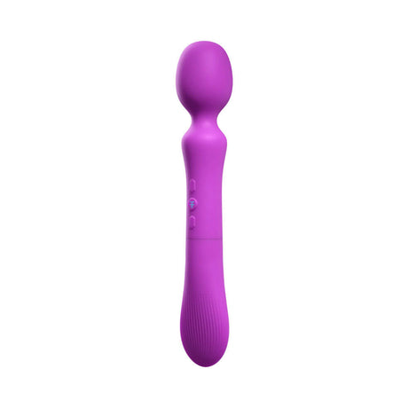 Femmefunn Solia Wand Vibrator Purple showcasing its elegant design and versatile features.