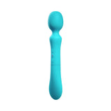 Femmefunn Solia Wand Vibrator Turquoise, sleek and modern design for intimate satisfaction.