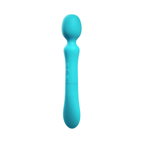 Femmefunn Solia Wand Vibrator Turquoise, sleek and modern design for intimate satisfaction.