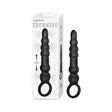 Nasstoys Thruster Silicone Thrusting Vibrator Black with packaging and design features displayed.