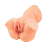 Nasstoys Dream-gasm Masturbator Cheerleader 1 Beige dual-entry design with textured pathways for stimulation.