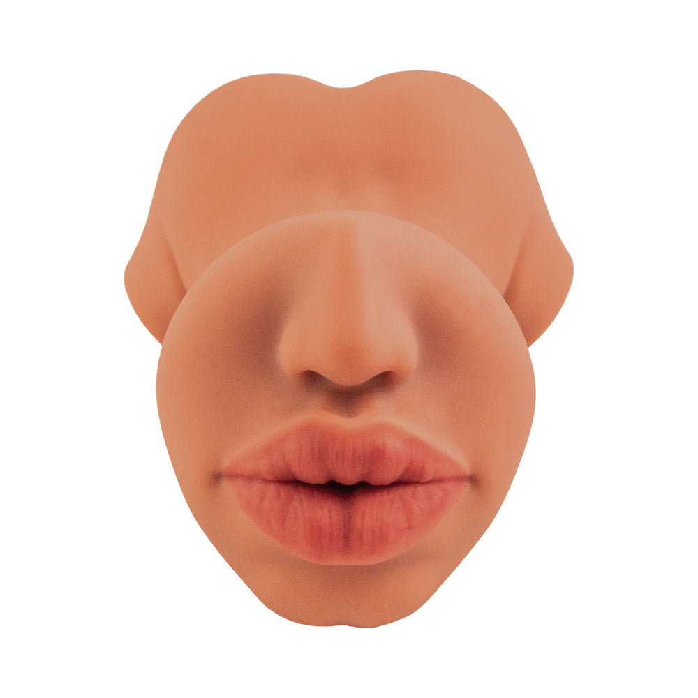 Dream-gasm Masturbator Cheerleader 1 Brown realistic mouth entry for enhanced solo pleasure.