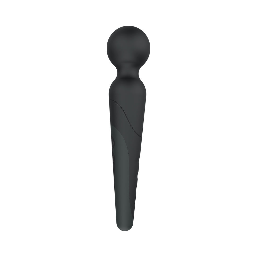 Amazing Wizwand Rechargeable Wand Massager Black in sleek design for powerful and quiet relaxation.