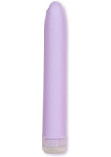 Velvet Touch Vibes Waterproof Vibrator 7 inch Lavender in sleek lavender design for smooth stimulation.