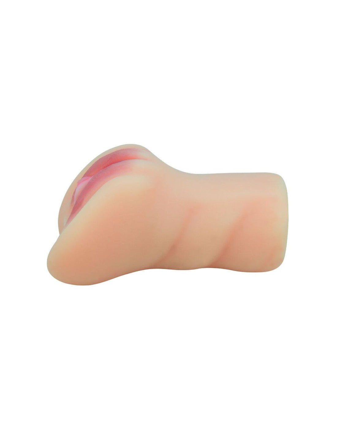 Caroline Realistic Vagina Masturbator Light side view showcasing lifelike design and texture.