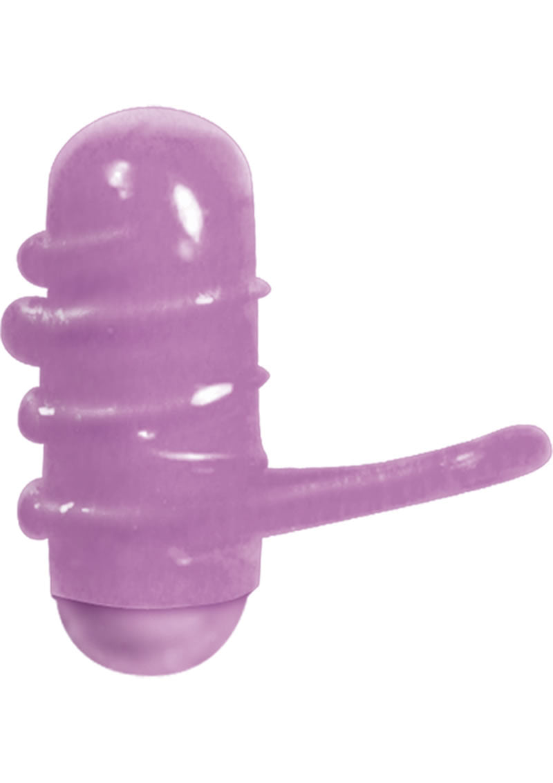 Tongue Dinger Vibrating Tongue Ring Purple designed for exciting oral play with powerful vibrations.